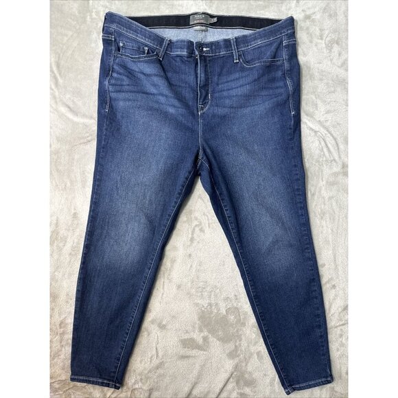 Women’s Torrid Denim Jeans Sky high Skinny Premium Stretch Size 20 Short - Picture 4 of 16